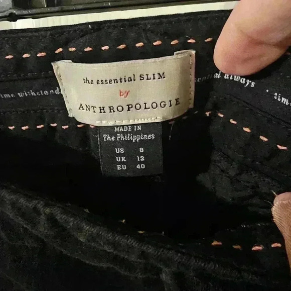 Anthropologie The Essential Slim Pants Size 8 - Picture 2 of 3